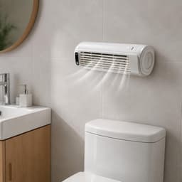 Ventilator - 3 Verstelbare Snelheden - USB Oplaadbare Vloer- en Wandventilator - Geschikt voor Keuken Kleine Ruimtes en Appartementen - 1 Stuk — thumbnail 3