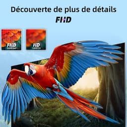 Hikers Smart TV 40 Inch (101 cm) FHD WiFi VIDAA Randloze TV met Drievoudige Tuner DVB-T/T2/S/S2/C | HDMI x3, USB x2, CI+ | Spraakbediening & Streaming Apps — thumbnail 5