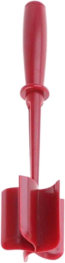 Gehaktmenger - Vleesvermaler - Maaltijdvoorbereiding - Antiaanbaklaag - 28 cm - Rood — thumbnail 1