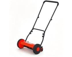 Handmatige kooimaaier met 5 messen, maaibreedte 35 cm, verstelbare maaihoogte, compact voor kleine en middelgrote tuinen