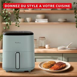 Heteluchtfriteuse - Airfryer Frituurpan - Gezond Koken - 5 Liter Capaciteit - 5 L - Eucalyptus — thumbnail 3