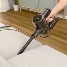 Vapore Steelstofzuiger Draadloos - Incl. Extra Accu - 47 Minuten Accuduur - 350W - Snoerloze Stofzuiger - Stofzuiger Zonder Zak - Op Accu - Vacuum Cleaner - Kruimeldief - Draadloze Steelstofzuiger - Zwart — thumbnail 5