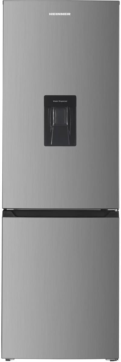 Heinner HC-HM313XWDE++ Koel-vriescombinatie met Waterdispenser – 313 L – Energieklasse E – Elektronische Bediening met Instelbare Thermostaat – LED-verlichting – Omkeerbare Deur – 5 Jaar Garantie — afbeelding 1