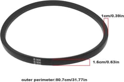 SnelShoppen - 2 Stuks Grasmaaier Aandrijfriem 754-04002 954-04002 578453624 Geschikt voor Bolens 650F 662F 662G 683G 683H 80.8x1.5x1.0cm — thumbnail 3