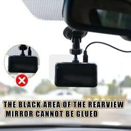 Dashcam stickers 8 stuks - transparante statische folie - krasbestendig - veilige installatie - ShopVlot — thumbnail 4