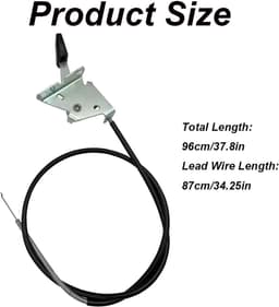 Vervangingsgaskabel voor grasmaaier - Buitengewone buigsterkte - Precisielengte - Voor efficiënte werking - m-winkel — thumbnail 5