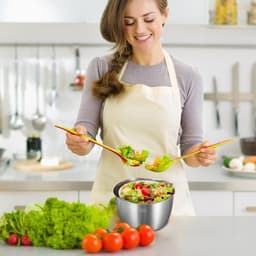 Salade Spinner - Groente Droger - Salades Maken - Roestvrij Staal - 5 Liter - Zilver — thumbnail 3