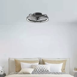 Led | Plafondventilator | LED Verlichting | Incl. Afstandbediening | 2700-6500K | Dimbaar | Ø48cm | Zwart — thumbnail 5