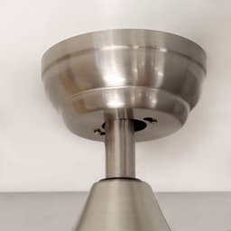 CristalRecord - Plafondventilator Nine big Ø 152 cm teak mat chroom — thumbnail 5