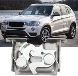 Motorkapvergrendelingsset 51237008755, motorkapopeningsvergrendeling geschikt voor E82 E88 E90 E92 E93 E60 — thumbnail 2