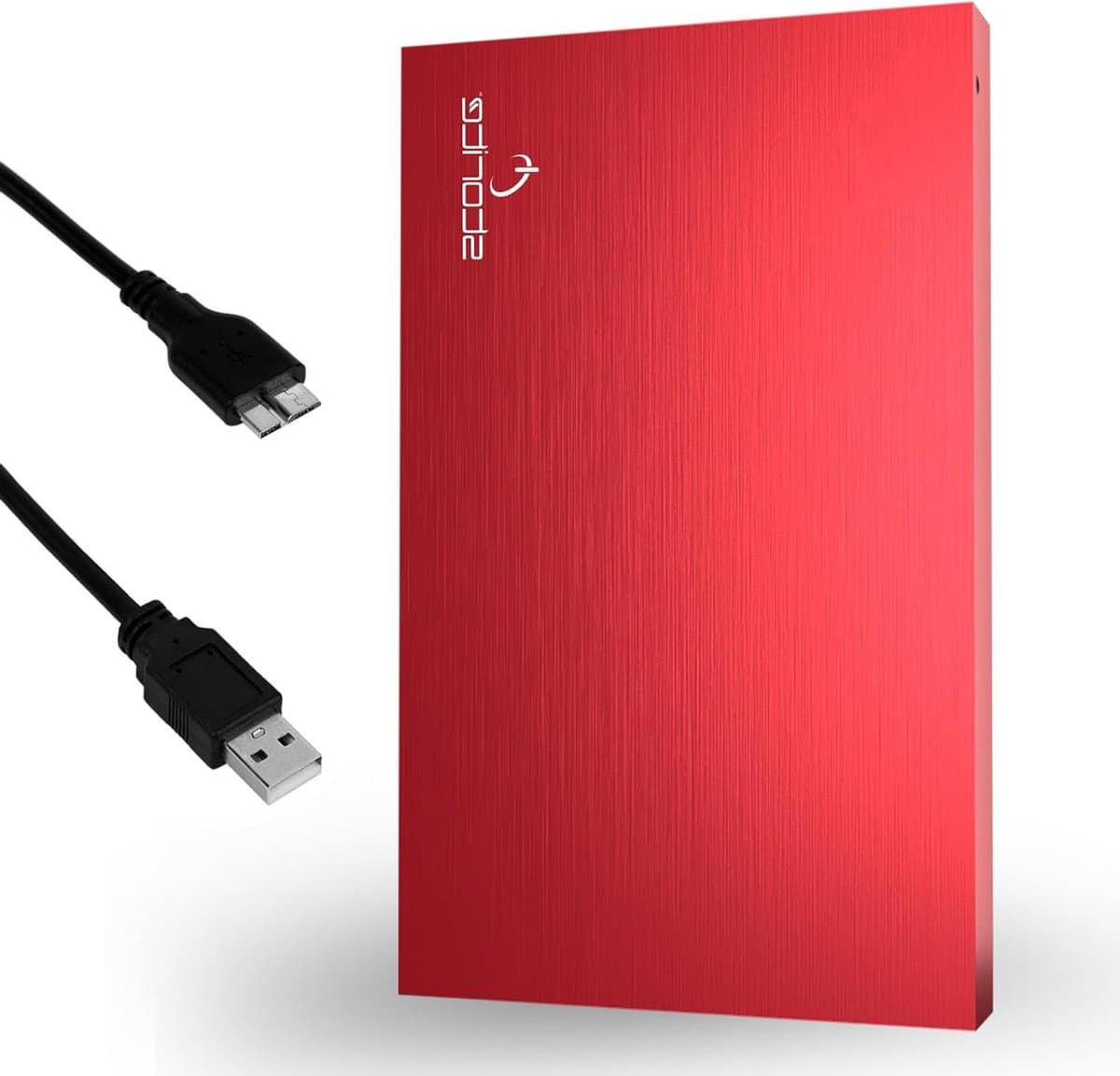 Externe Harde Schijf - Draagbare Opslag - Gegevens Back-up - Ultrasnelle USB 3.0 - 1 TB - Rood — afbeelding 1