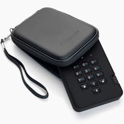 Externe Harde Schijf - Opslagmedium Beveiligd - Data Beschermen - Hardware Encryptie - 2 TB - Zwart — thumbnail 3