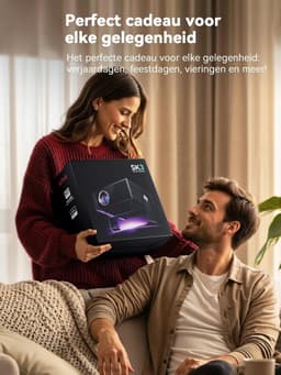 SP® Mini Beamer - Kleine Projector Voor Mobiele Telefoon - Miniprojector met Wifi en Bluetooth - Zwart - 24cm x 20cm x 10cm — thumbnail 5