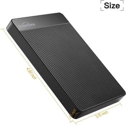 Externe Harde Schijf 1 TB - USB 3.0 HDD - Ultra Slim en Draagbaar - Plug & Play - Voor PC, Mac, PS4 en Xbox — thumbnail 4