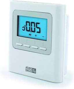 Slimme Thermostaat - Verwarming Regelaar - Energie Besparen - App Bediening - 230 Volt - Wit — thumbnail 1