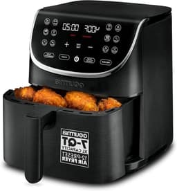 Luchtfriteuse XL - Heteluchtfriteuse Airfryer - Gezond Frituren - 12 Kookvoorinstellingen - 7 Liter - Zwart — thumbnail 1