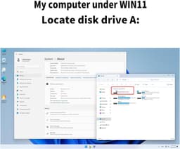Externe USB diskdrive - Floppy drive - Oude data lezen - Plug and Play - 144MB - Zwart — thumbnail 3