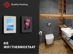 Wifi Thermostaat Met Ontvanger - Draadloze Kamerthermostaat - Zone Verwarming - App Bediening - 1.3 x 3.4 x 13.6 cm — thumbnail 5