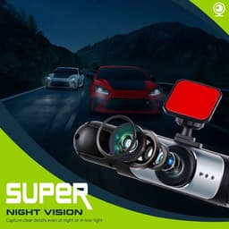 Casa Living Auto Dashcam - 4 Camera's - Full HD 1080P - GPS - Nachtzicht - Parkeerhulp - Bewegingsdetectie - 3,16 Inch IPS — thumbnail 3