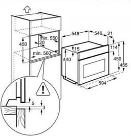 AEG KMF768080M Inbouw Combimagnetron — thumbnail 5