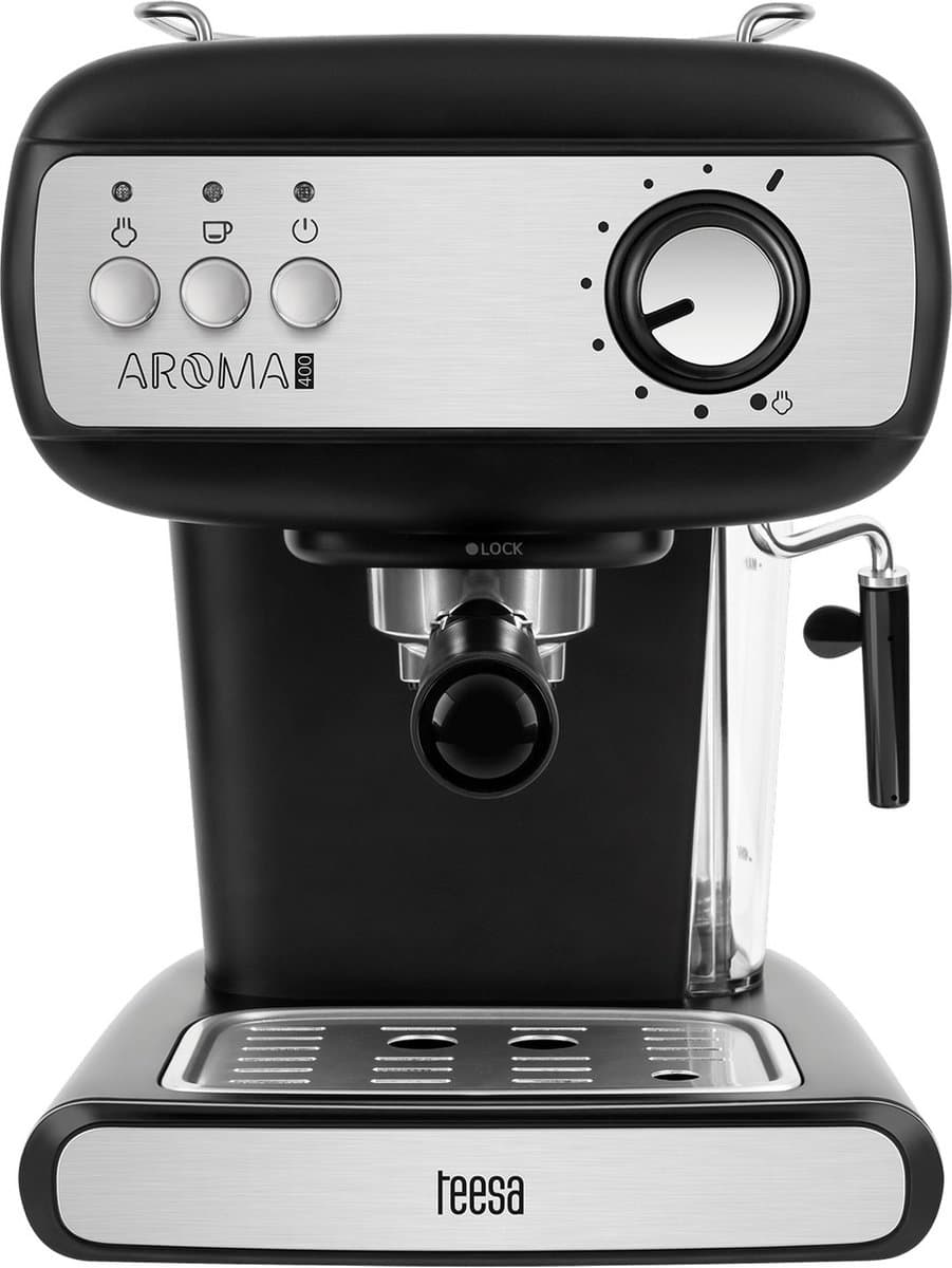 Teesa TSA4009 - Espressomachine AROMA 400, melkopschuimer, 850 Watt — afbeelding 1