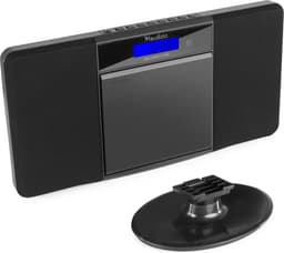 Stereo Set met CD-Speler en FM Radio - Audizio Nimes - USB - MP3 - Bluetooth - 50 W - Zwart — thumbnail 3