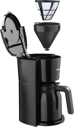 Bestron Koffiezetapparaat filterkoffie 900W - ACM900TD - 1 L, 8 koppen - Thermoskan - Zwart - 5 jaar garantie - WK — thumbnail 2