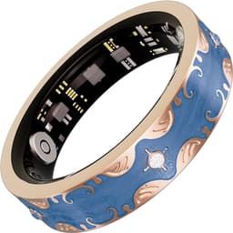 WizBay Premium Select® Bohemian Smart Ring - Sapphire Blue - Hartslag, Slaap en Zuurstofmeting - Activiteitstracker - Maat 10 — thumbnail 3