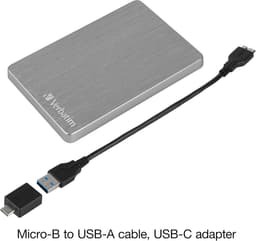 Draagbare Externe Harde Schijf 1TB | Slank Aluminium | USB 3.2 Gen 1 | Voor Windows en Mac — thumbnail 5