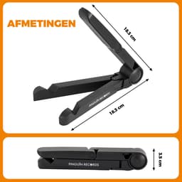 Pinguïn Records – SoloTone Stand - Opvouwbare LP Houder – LP Standaard - Zwart – Vinyl Houder – Handig op te bergen - 1 stuk — thumbnail 5
