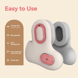 Neksteun in u-vorm met bluetooth-headset voor onderweg, geheugenschuim hoofdsteun, ergonomisch ontwerp, reismuzieksteun met verstelbare gesp — thumbnail 5
