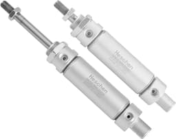 Pneumatische slanke Air Cilinder 25mm Bore 50mm Stroke Double Acting — thumbnail 5