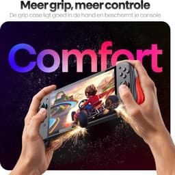 Phreeze hand grip geschikt voor Nintendo Switch 2 - comfort grip - houder - backbone - geschikt voor Joy Con 2 - grips - rood blauw — thumbnail 4