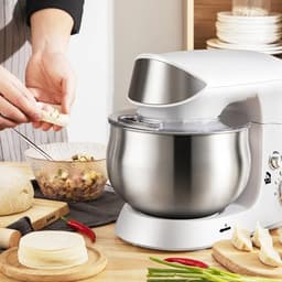ACEP Keukenmixer - Keukenrobot - Keukenmachines - 600W - 3.5L - Wit - 220V - Keukenmixer - Deegmachine - Keukenmachine - RVS — thumbnail 5