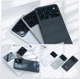 DOOGEE Note 56 - Smartphones - 24G RAM + 64G ROM (2TB/TF) - Android 16- 6150mAh - 6,56 inch + 90Hz - 4G Dual SIM - Face ID - GPS - 3,5mm Koptelefoonaansluiting - Wit — thumbnail 2