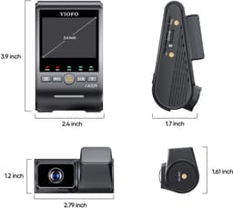 VIOFO A329T 2CH - 4K 60FPS Dashcam - Inclusief CPL filter en telelens - 2025 — thumbnail 3
