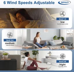 Rechthoekige 52 inch plafondventilator met verlichting en afstandsbediening — thumbnail 5