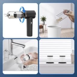 SNJY® Kruimeldief Snoerloos - Handstofzuiger Draadloos - Draadloze Stofzuiger - 120 W - Zwart — thumbnail 2