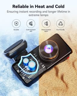 Dashcam 4K met 3 Kanalen, Nachtzicht, GPS en WiFi — thumbnail 4