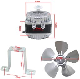 Koelkastmotor en ventilator 220V voor diepvries — thumbnail 4