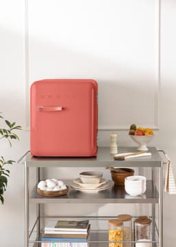 CREATE - Koelkast in retrostijl - Terracotta - Handvat Terracotta - FRIDGE RETRO 48L — thumbnail 5