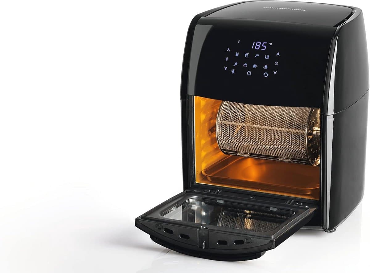 Digitale XL heteluchtfriteuse 12 liter - Vetarm en Zacht Koken met 9 Programma's — afbeelding 1