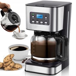 Filterkoffiezetapparaat - Koffiezetapparaat - 950W & Timer & Warmhoudfunctie - 1.5L Capaciteit - Antidruppelsysteem - Voor Huis & Kantoor — thumbnail 1