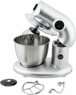 Staande Kneadmachine 5.5L 1000W 4 Snelheden met Accessoires Roestvrijstaal — thumbnail 4