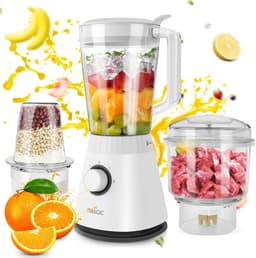 Vedder House - Keukenmachine - 3 functies - Blender - Hakmolen - Versnipperaar - Foodprocessor — thumbnail 1