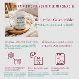 Grappige koffiemok met conciërge tekst - dubbelzijdig bedrukt - leuk cadeau voor werk — thumbnail 2