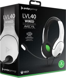 PDP Gaming LVL40 Wired Gaming Headset - White (Xbox Series X) — thumbnail 2