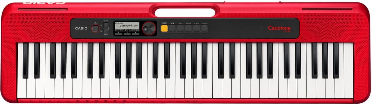 Casio CT-S200 - Keyboard - Rood - Pianoklank - MIDI - geschikt voor kinderen - met ritmebox - gratis leer applicatie — afbeelding 1