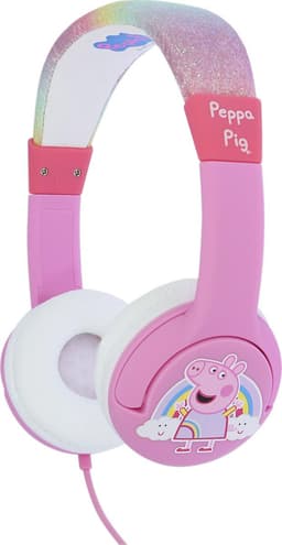 Peppa Pig regenboog - kinderkoptelefoon met volumebegrenzing - verstelbaar - comfortabel — thumbnail 1