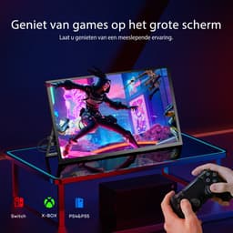 UPERFECT Portable Monitor 184T01 18" draagbaar scherm 4K 1.07B(8Bit+FRC)| 100% sRGB draagbare monitor | Aluminium Frame | Dual USB-C PD | Anti-verblindend IPS — thumbnail 2